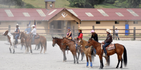 Ranch d'équitation western près de Bernay, dans l'Eure